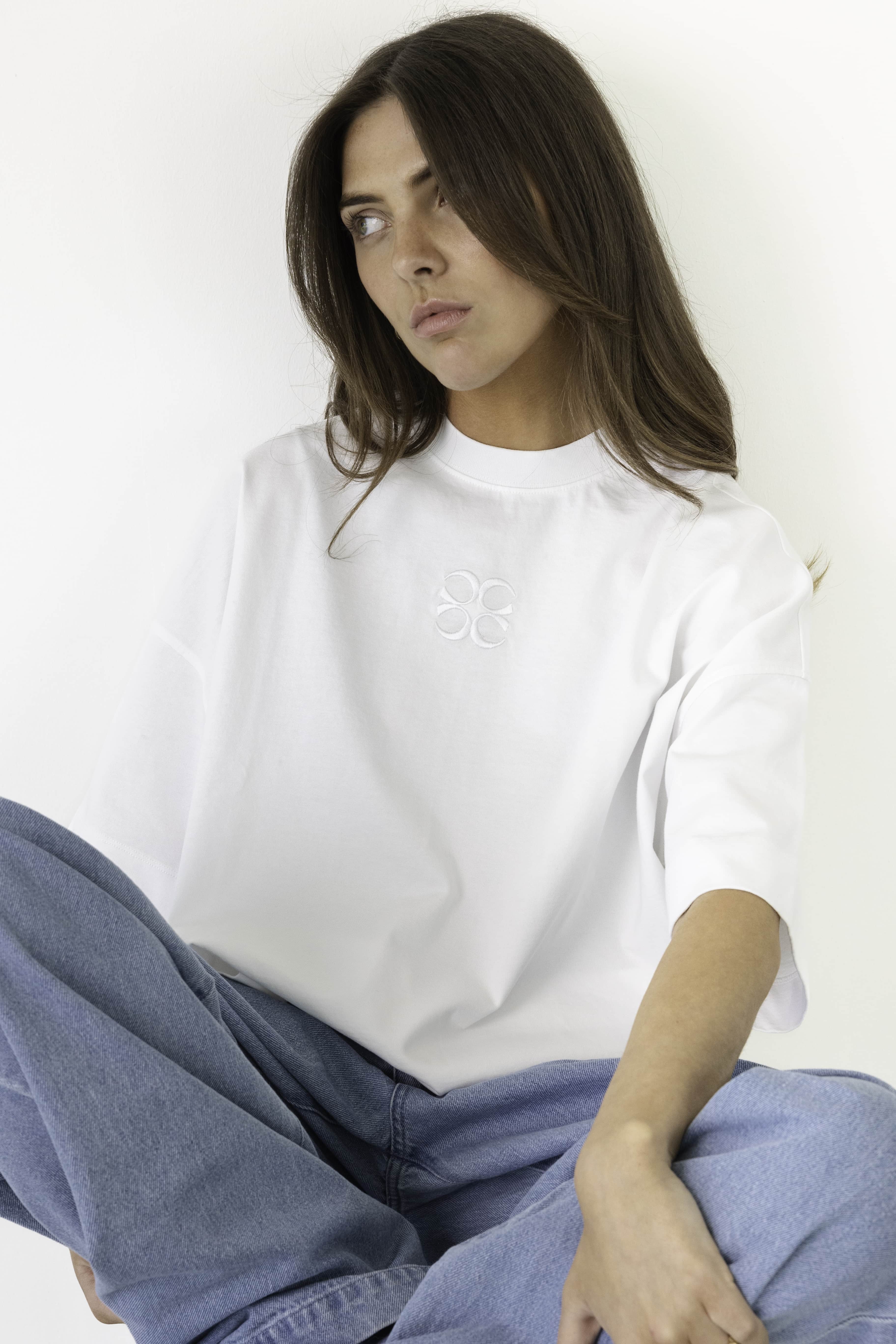 Coucou Mimosa tee short sleeves - White