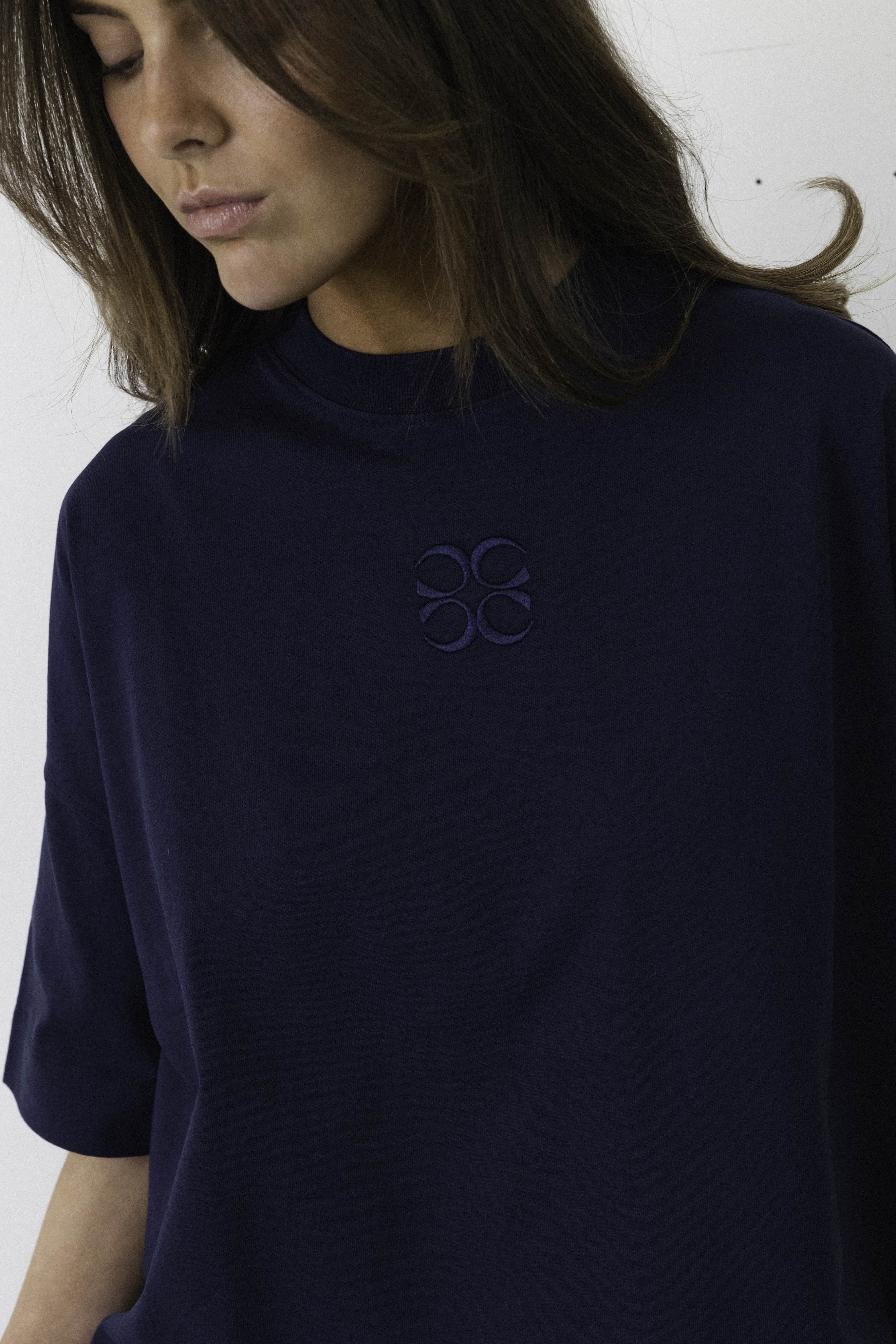 Coucou Mimosa tee short sleeves - Navy