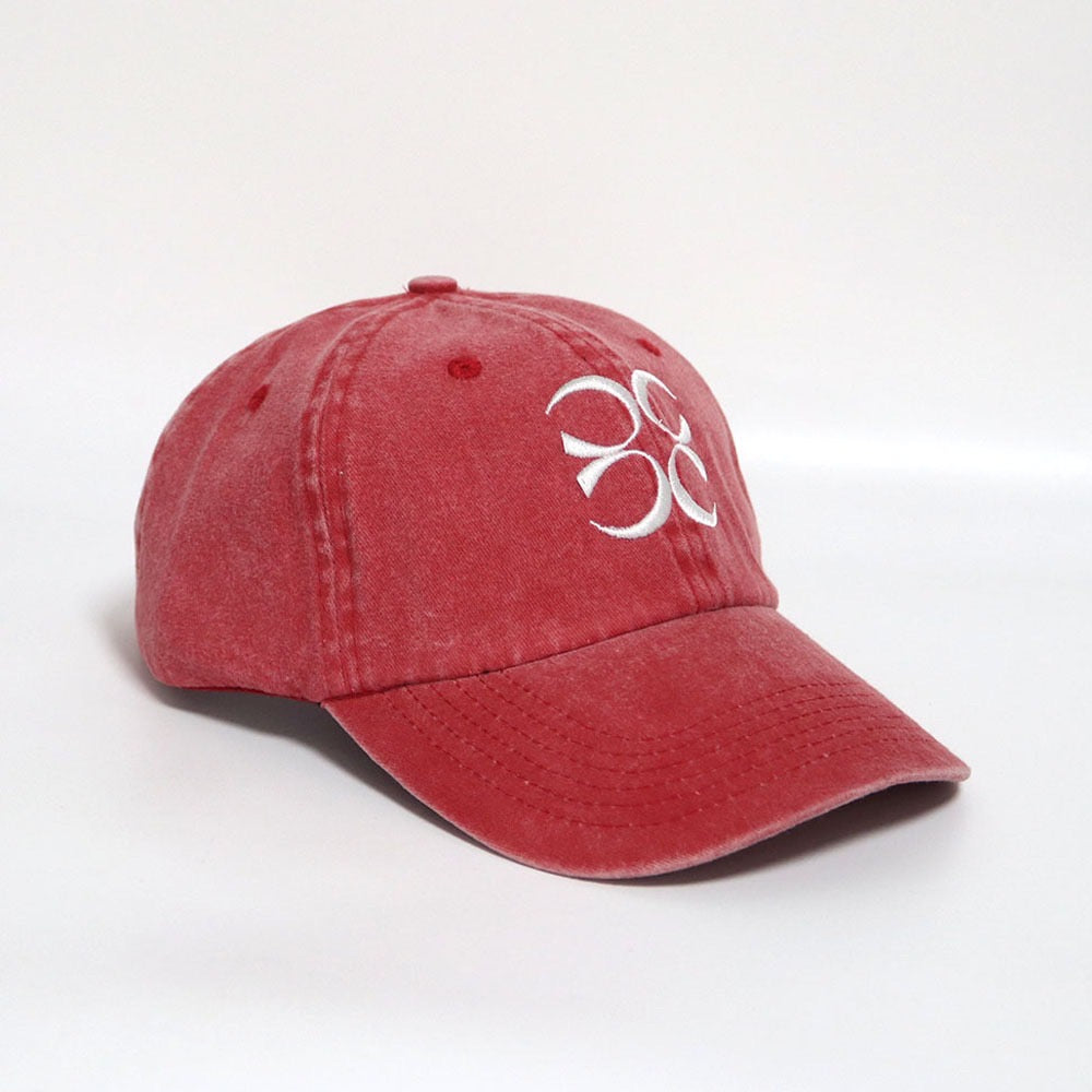 Coucou cap - Red with ecru logo