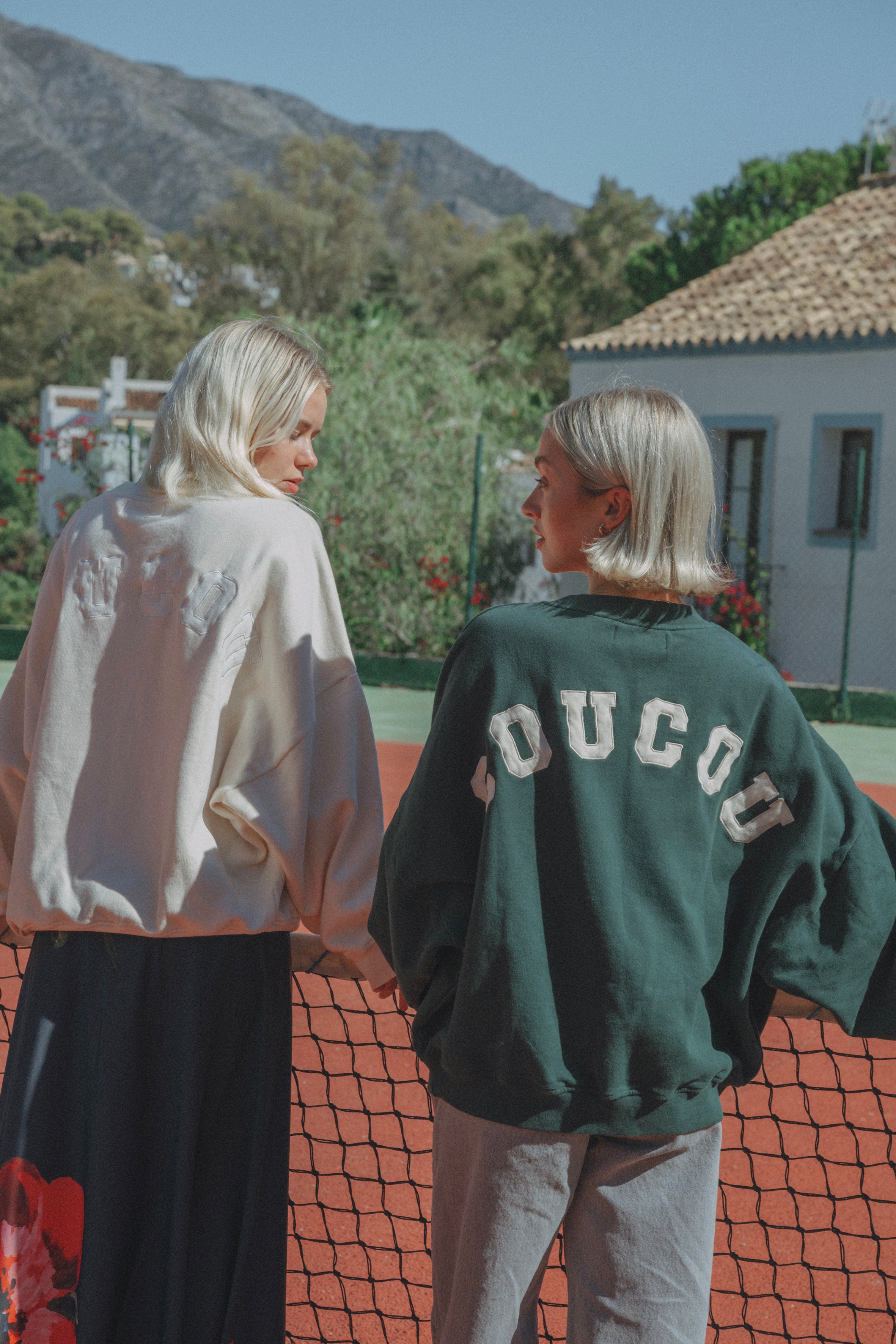 Joseph sweater - Ecru with ecru letters