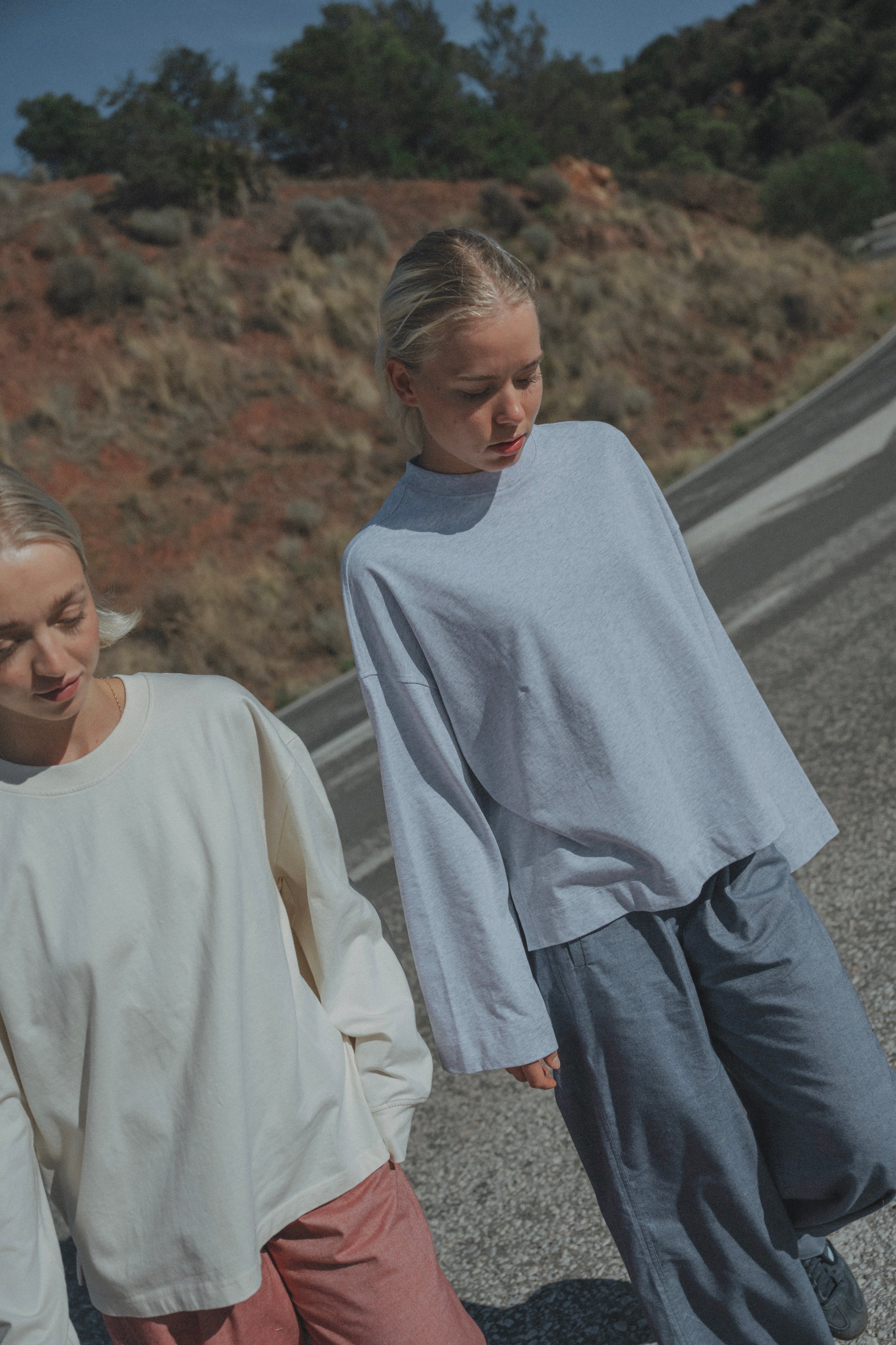 Breakfast tee - Ecru with breakfast print