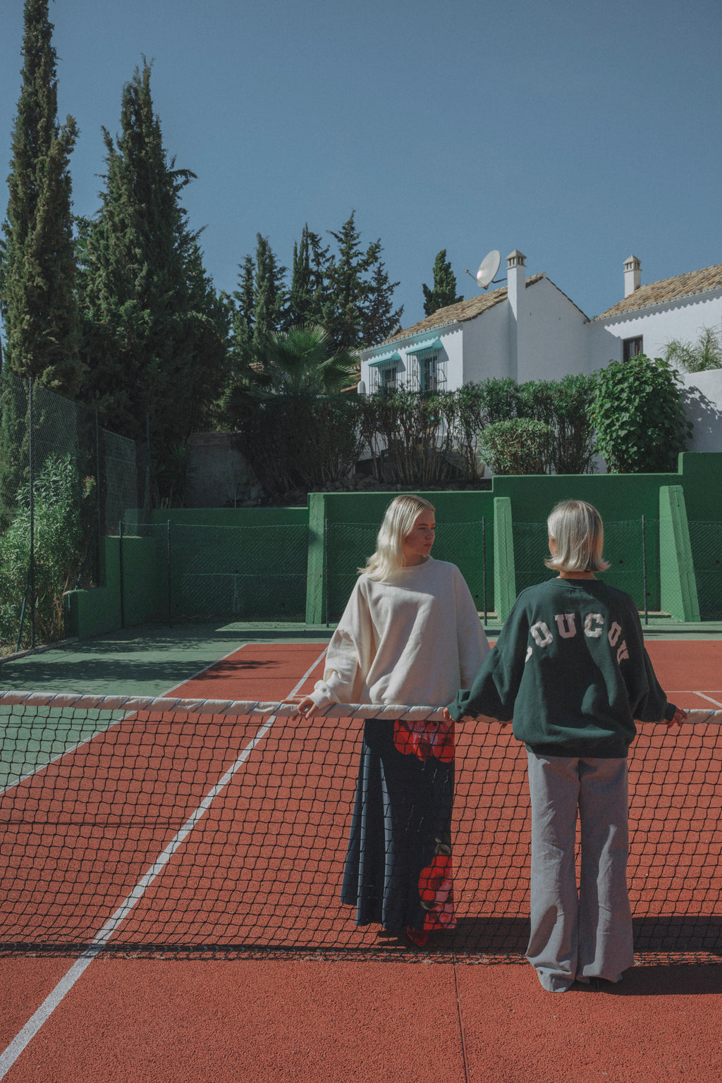 Joseph sweater - Ecru with ecru letters