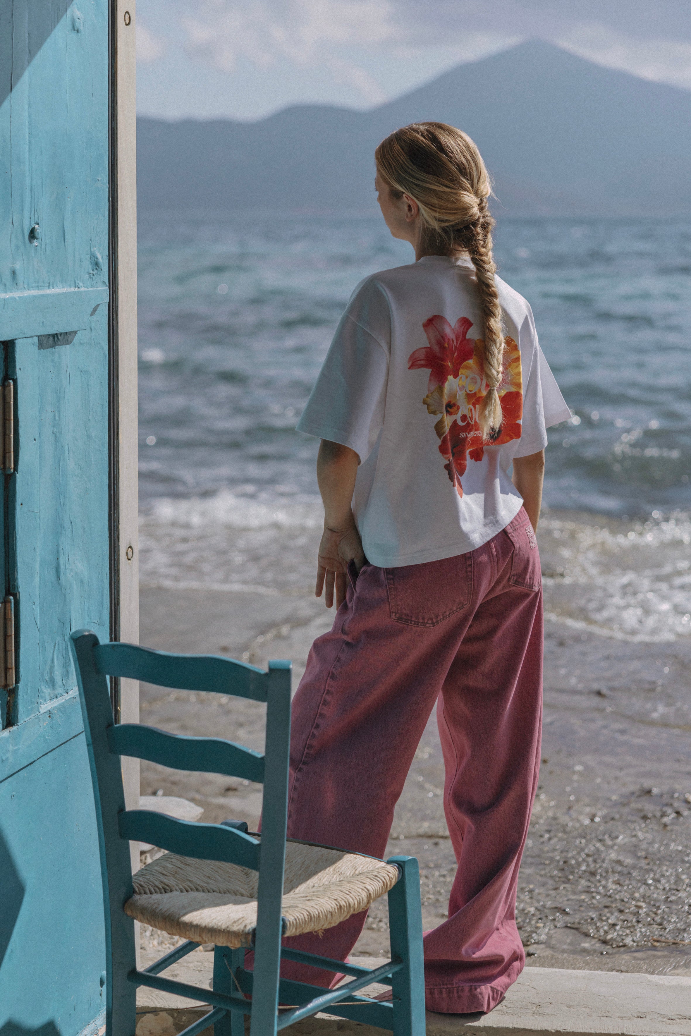 Flore tee - Hawaï flowers print