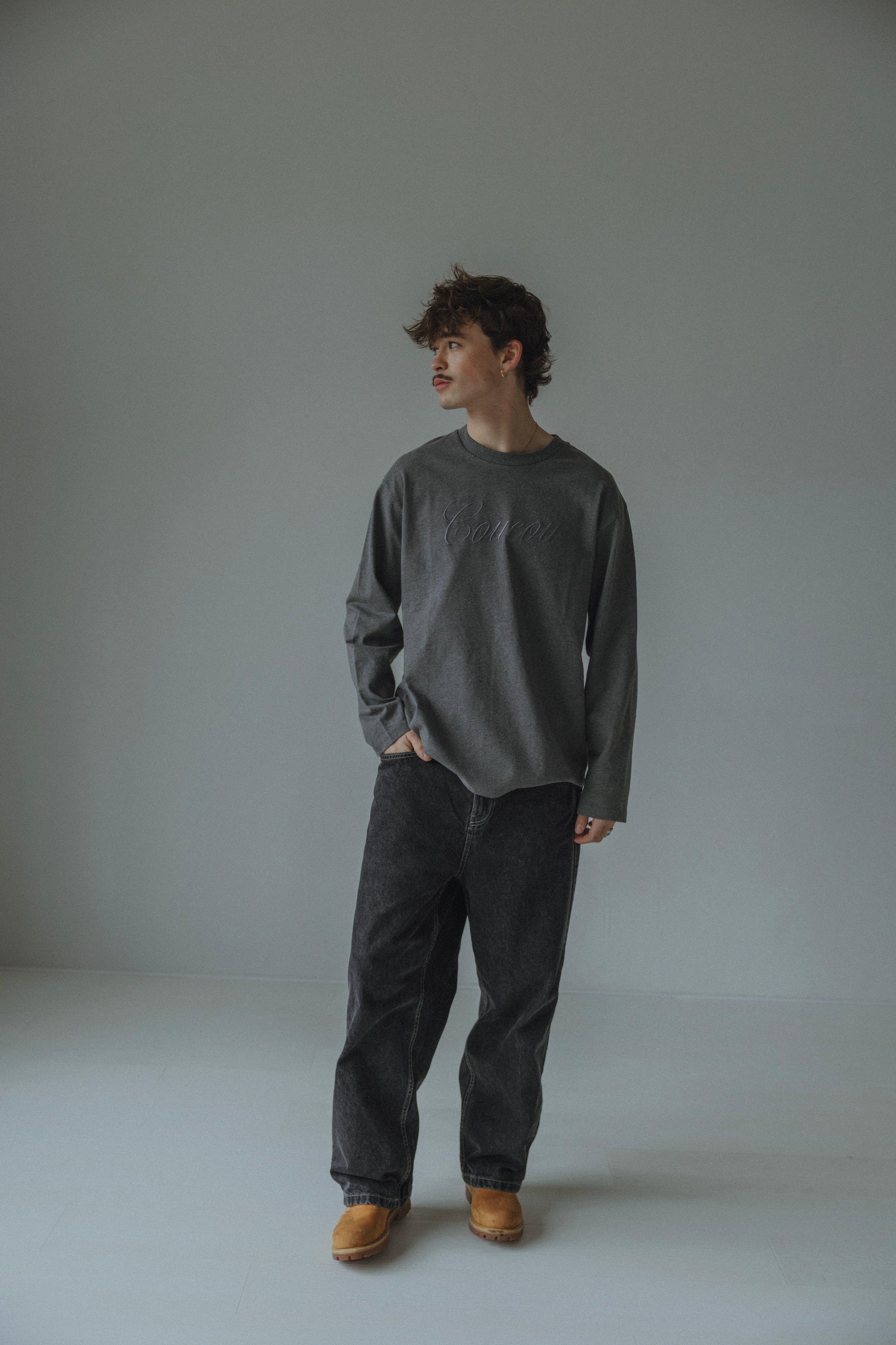 Surfer tee - Dark grey