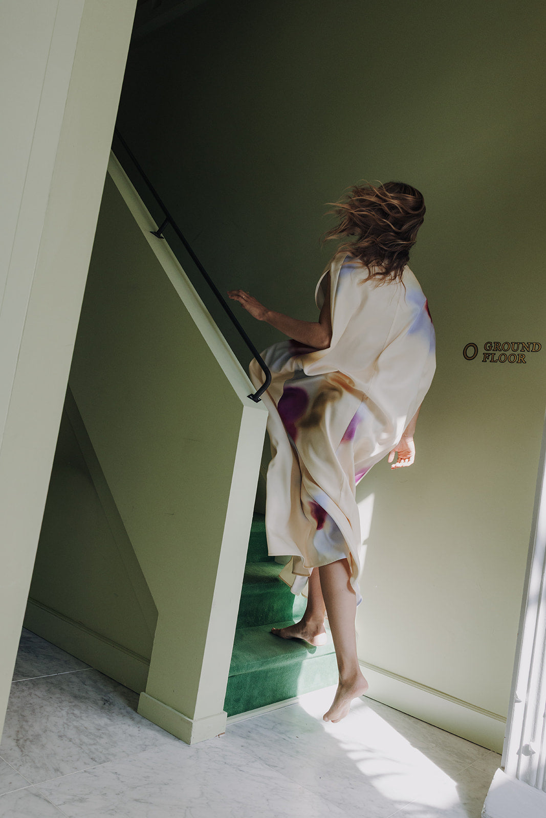 Cosmopolitan dress - Yellow digital print