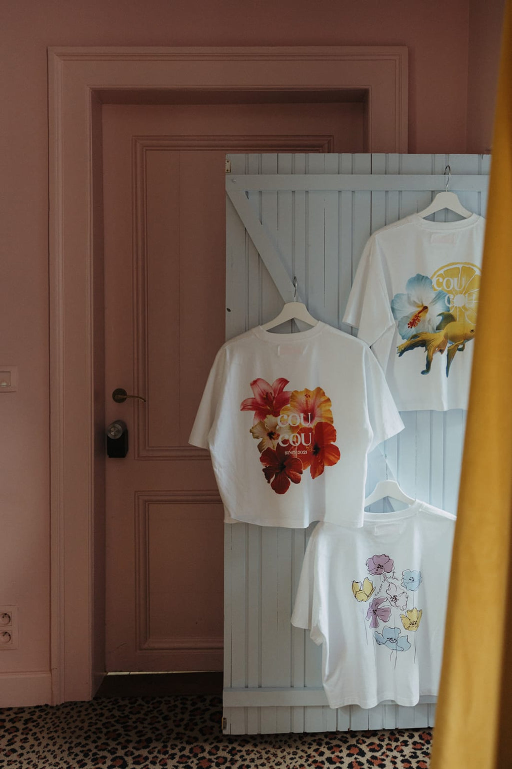 Coucou Flore tee - Pastel flowers print