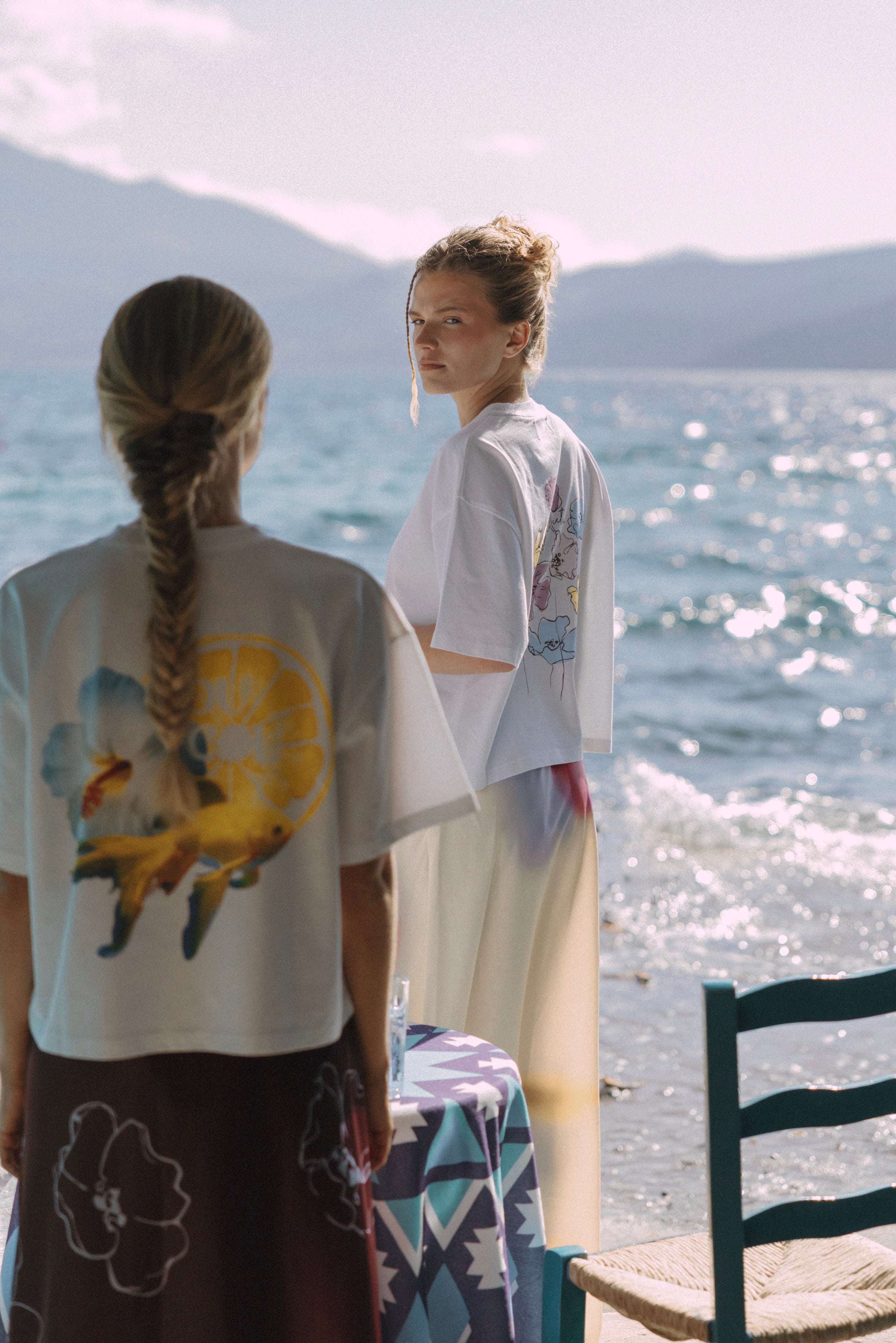 Flore tee - Fish print