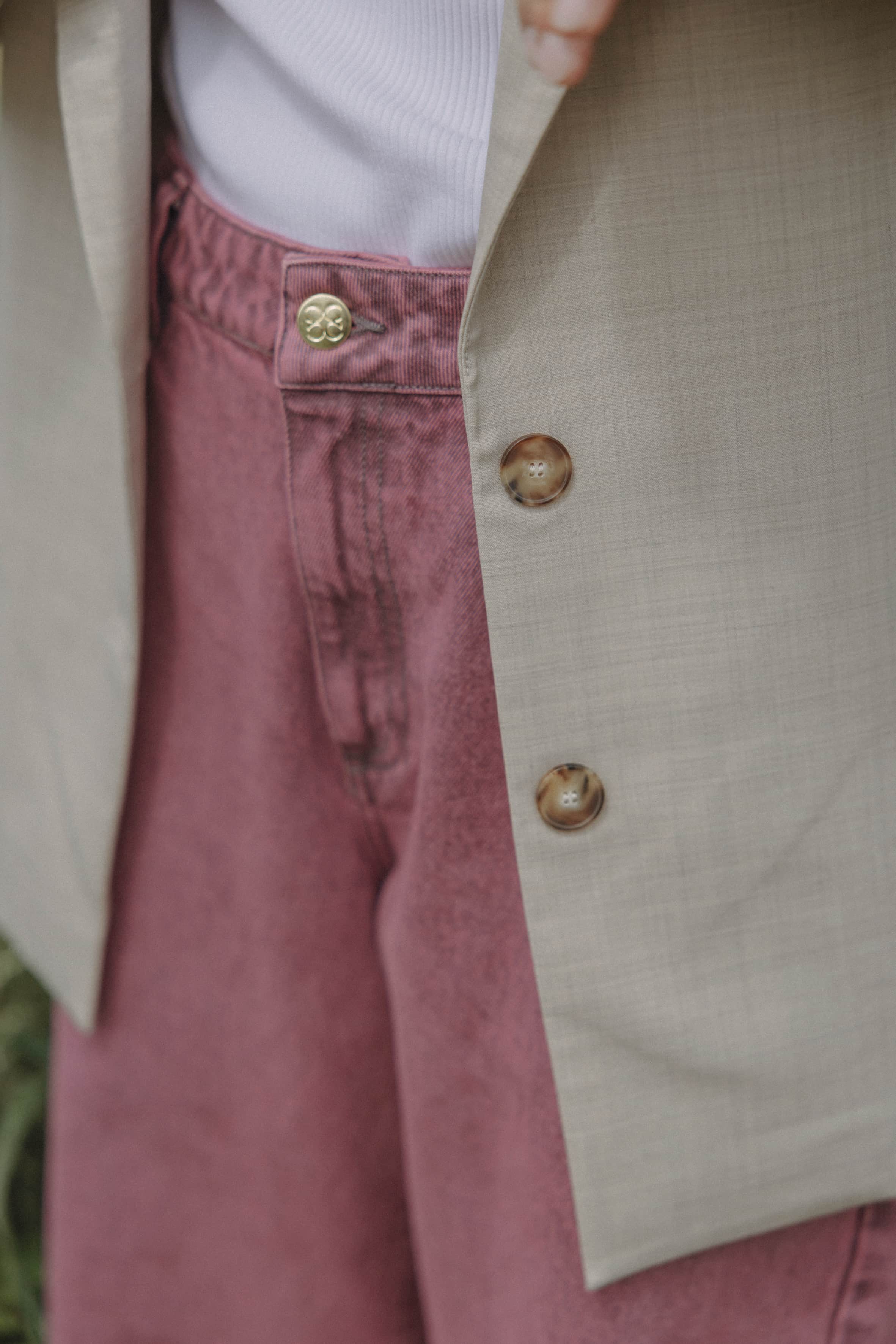 Coucou Marie jeans - Pink denim