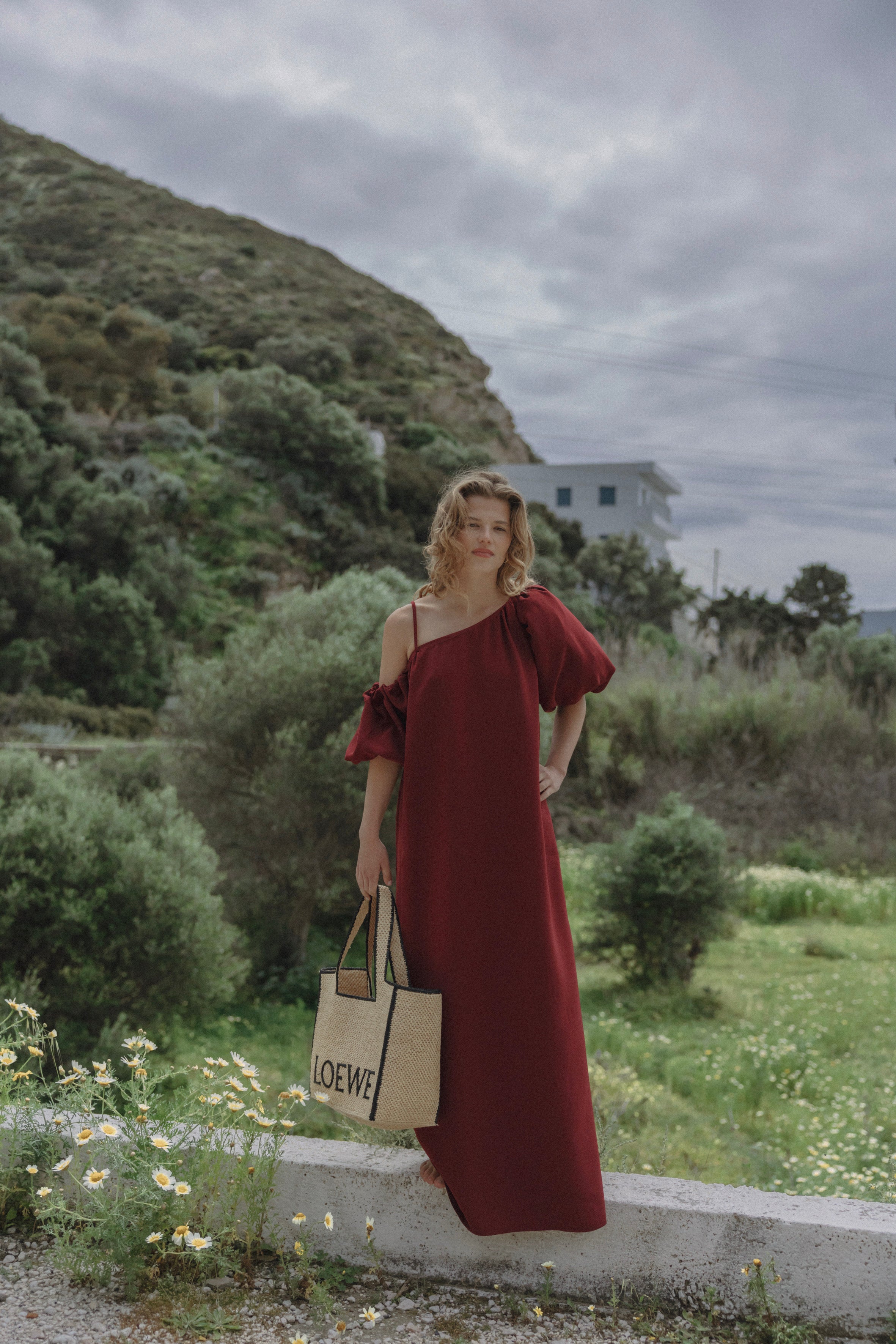 Champagne dress - Bordeaux