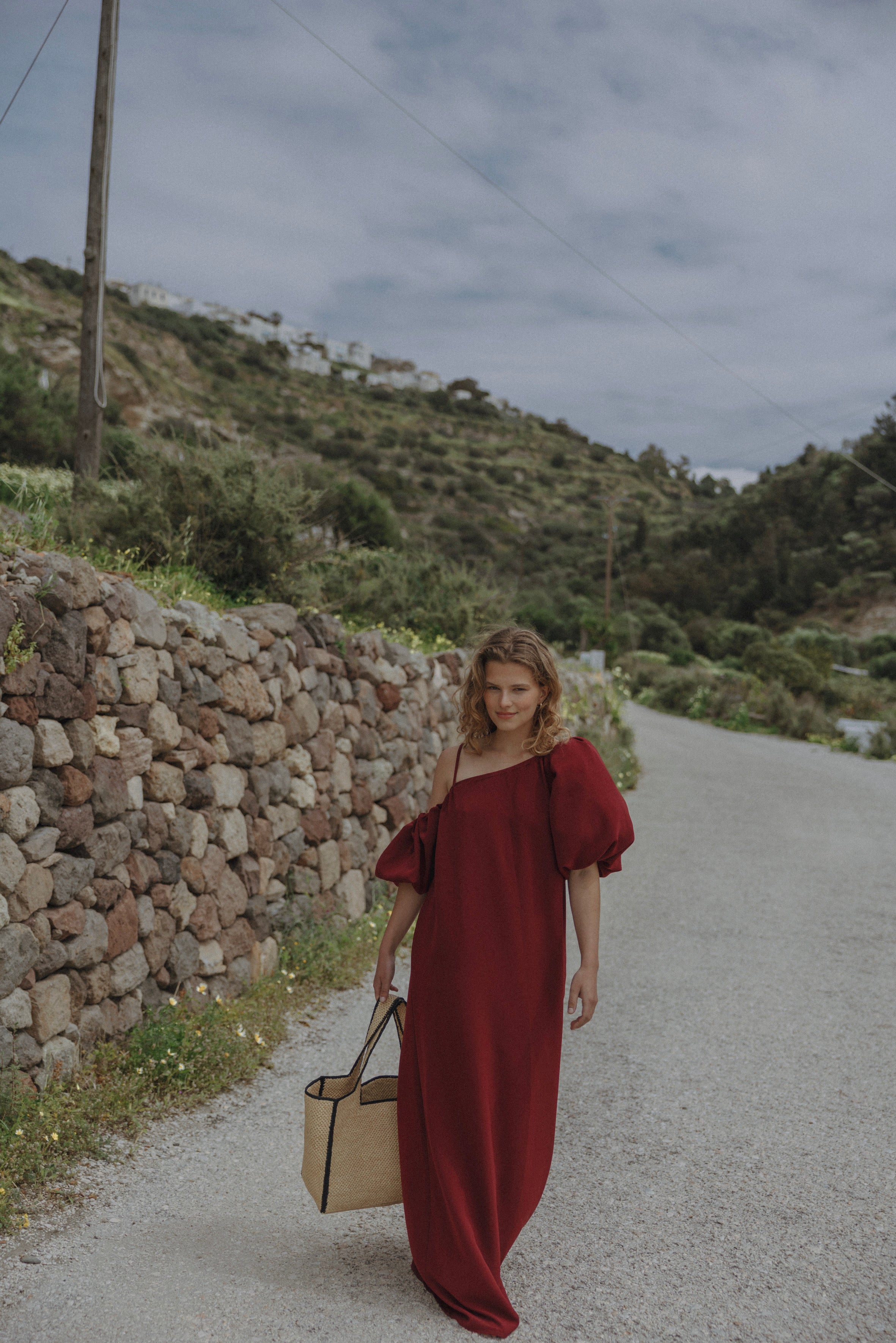 Champagne dress - Bordeaux