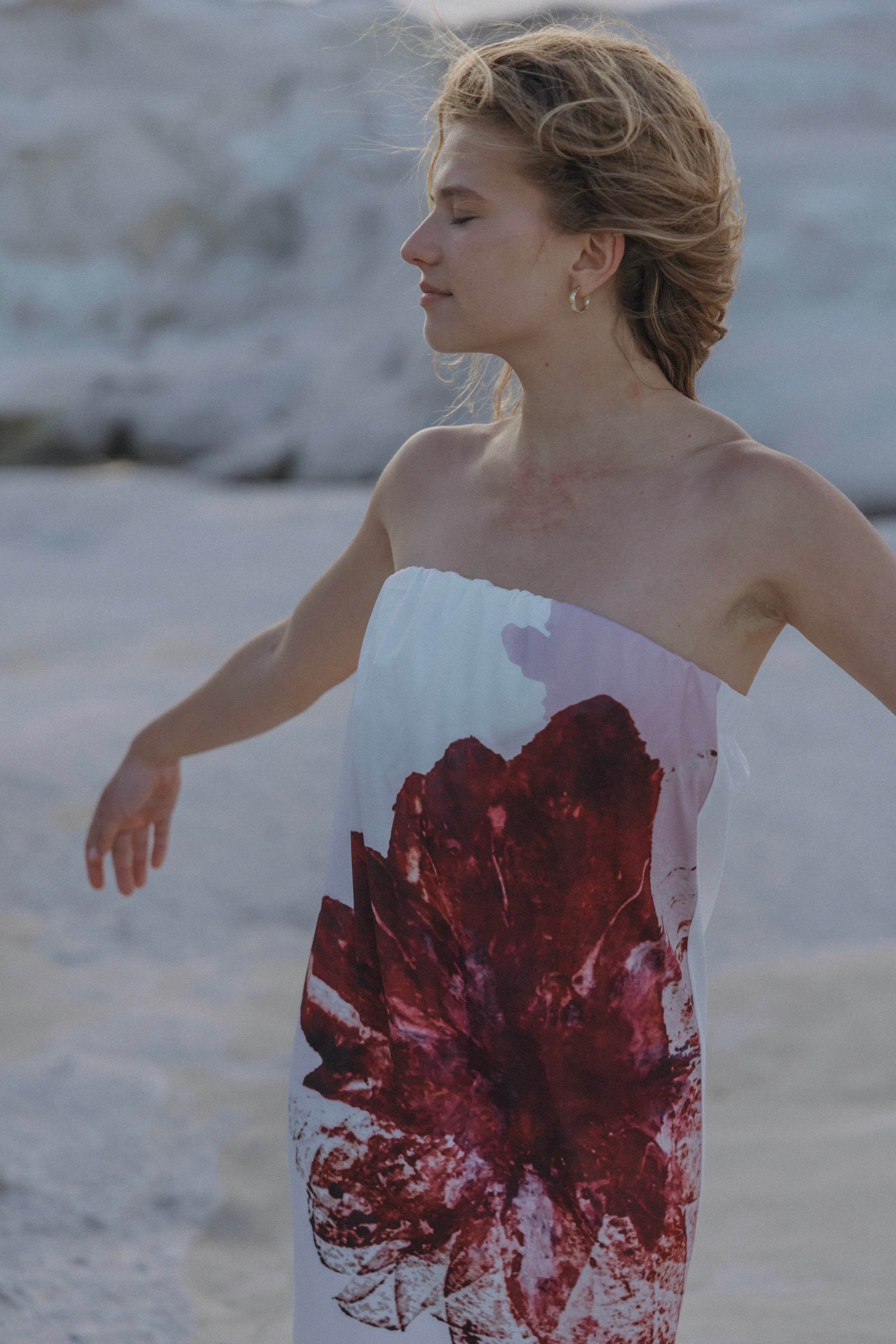 Emma dress - One big flower print