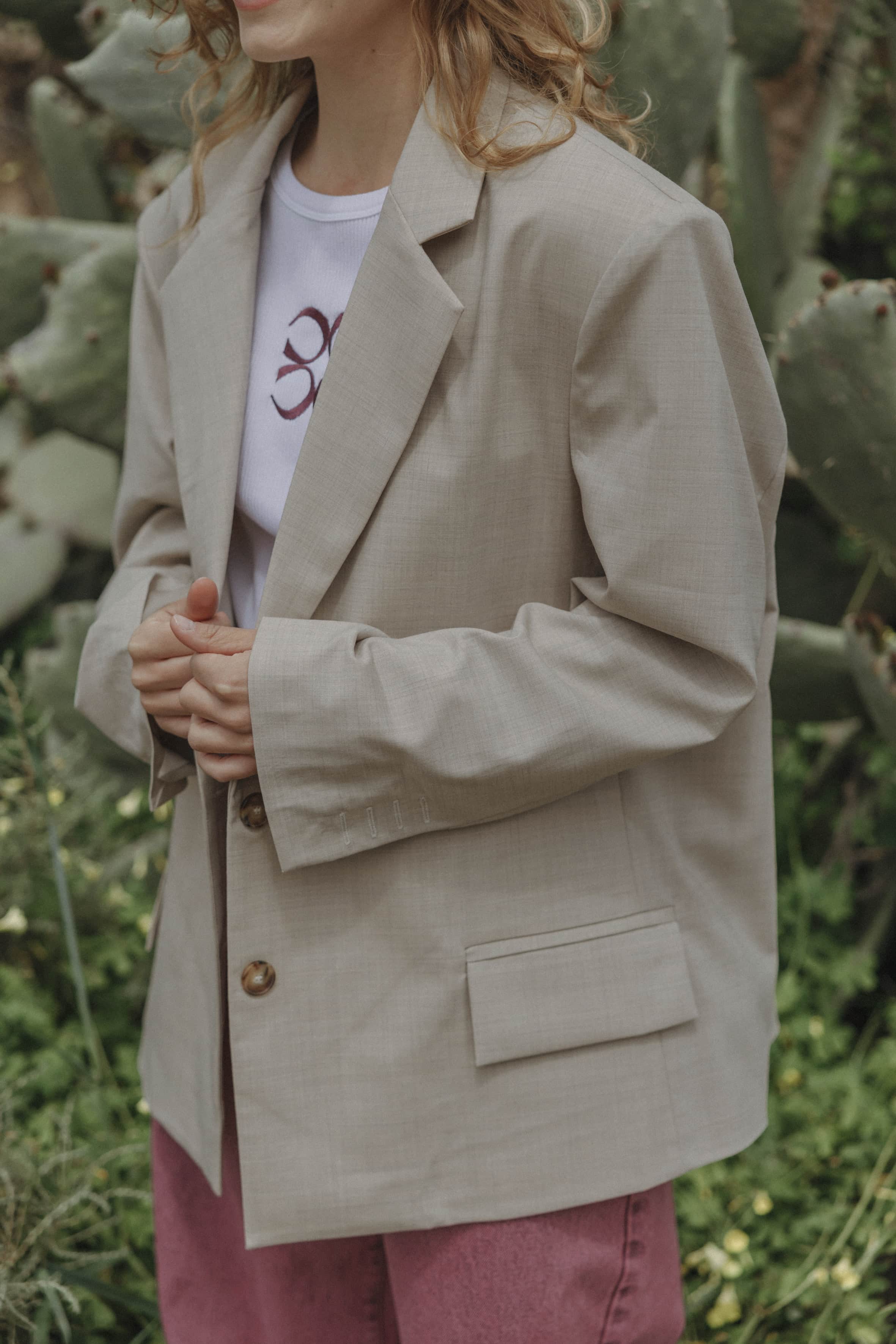 Coucou One size Raffa blazer - Beige