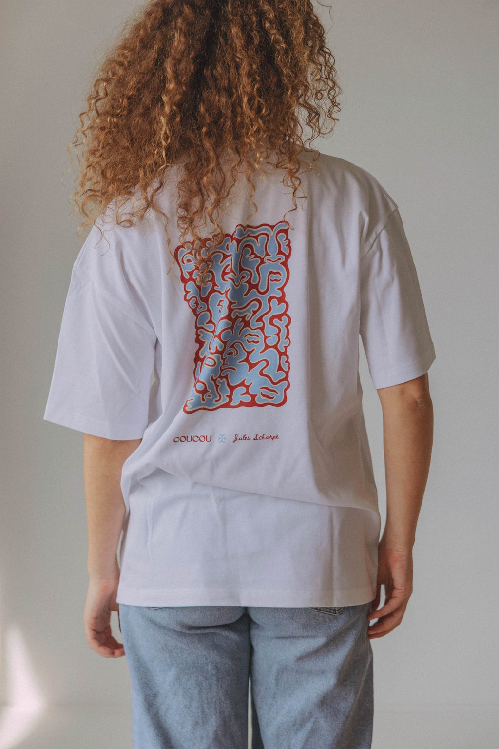 Coucou Jules X Coucou unisex tee - White